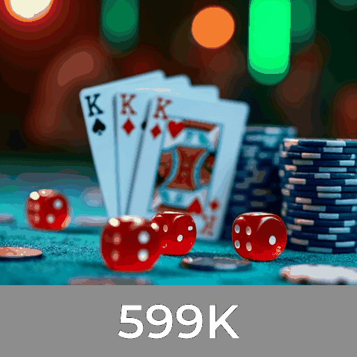 599K: Slots de Altos Pagamentos, Cassino ao Vivo - Experiência Imersiva, Jogos de Mesa - Estratégia e Sorte